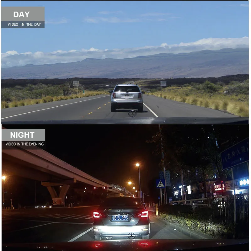 10" Dashboard Video Recorder Auto Rear View Mirror Dash Cam Touch Screen FHD 1080P DVRs 24H Parking Monitor Night Vision car dash cam