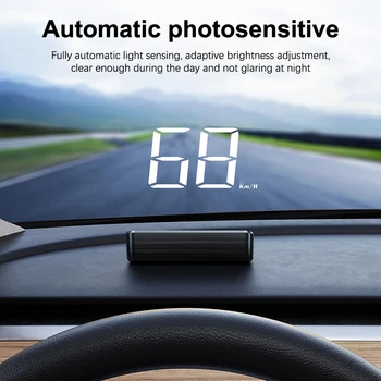 Car Speedometer HUD GPS Head Up Display Digital Speed Meter Windshield Projector For Vehicles Auto Electronics Accessories 1