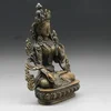 China collect exquisite Tibet Brass Tibetan Buddhism Statue ---- White tara 3