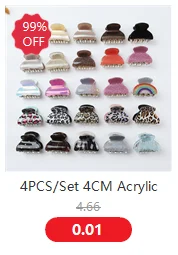 100 Pcs Candy Color Hair Bands for Girls