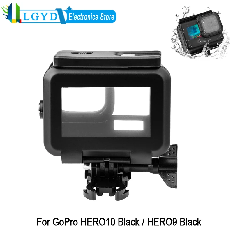 Custodia Impermeabile Da 50M Per Gopro Hero10 Hero9 Black Action Camera Custodia Subacquea Con Fibbia Supporto Base E Vite