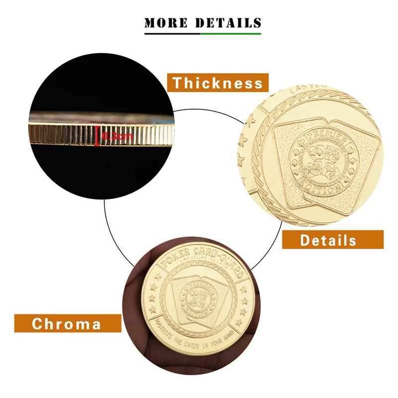 Moneta Commemorativa Faccina Malvagia – Poker Chips In Metallo Placcato, Regalo Originale Per Collezionisti E Giocatori
