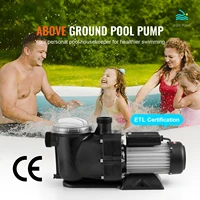 SucceBuy Насос для надземного бассейна, 1,5 л.с./2 л.с., односкоростной бассейн, 220 В, 2850 об/мин, с корзиной для фильтра, для надземных бассейнов — изображение 2