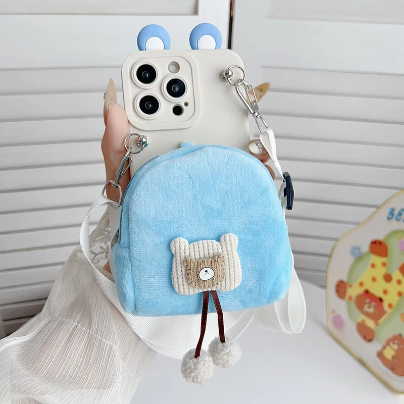 Ears Bear Wallet Case with Accessories