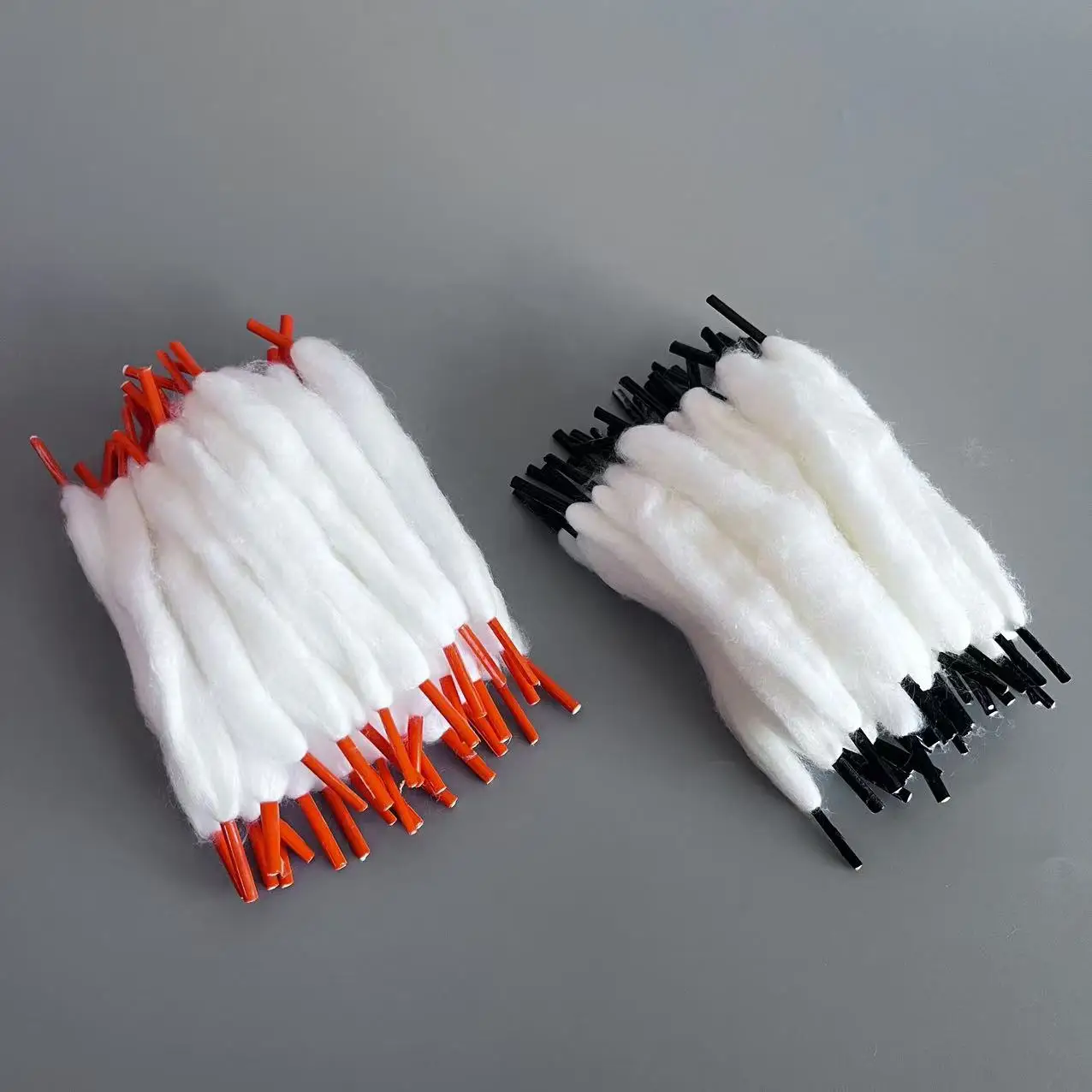 Automobiles 100-10Pcs 2heads ShoeLace Organic Cotton 3.0/2.5mm 120/100mm Bacon Repair Materials Replacement Prime Wool Car Wipes 2