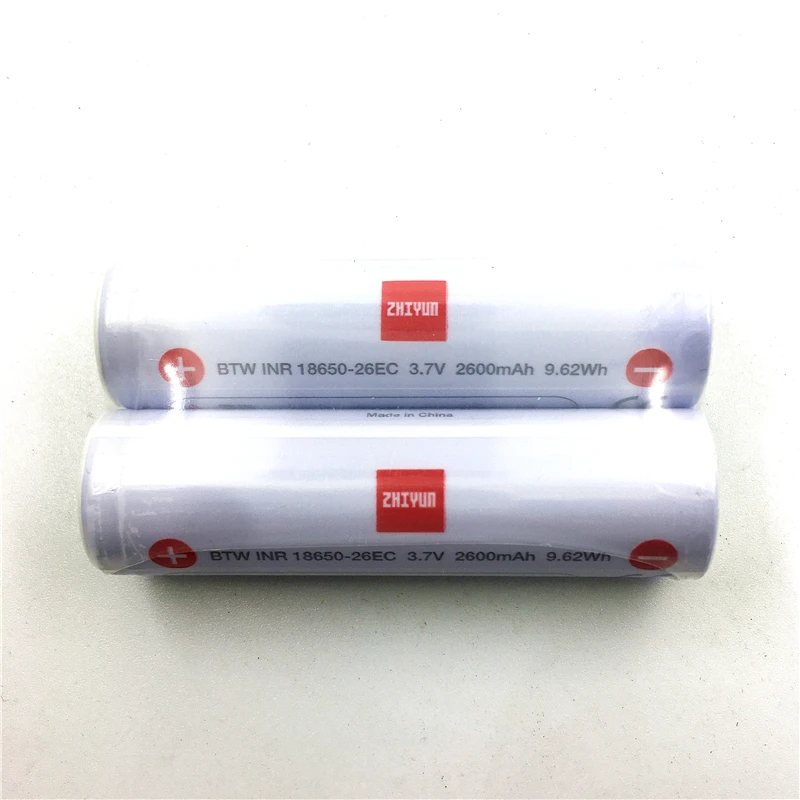 Batteria Lipo 18650 2600Mah Originale 2 Pezzi Per Zhiyun Weebill Lab / S Stabilizzatore Accessori Per Ricambi Cardanici