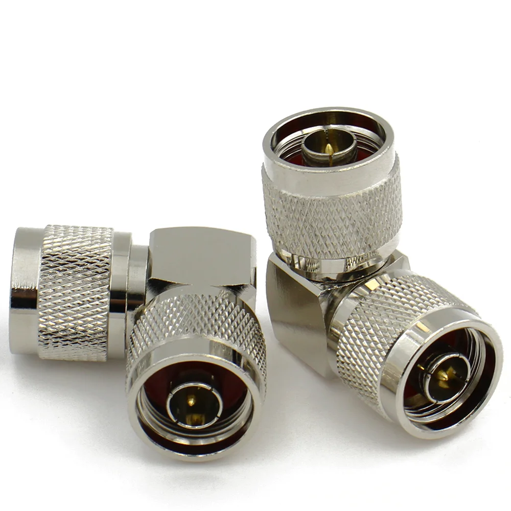 L16 N Male to N Male Right Angle Connector N Male Plug to 2xN Female Jack T Type RF Adapter Fast Delivery High Quality 50ohm 2