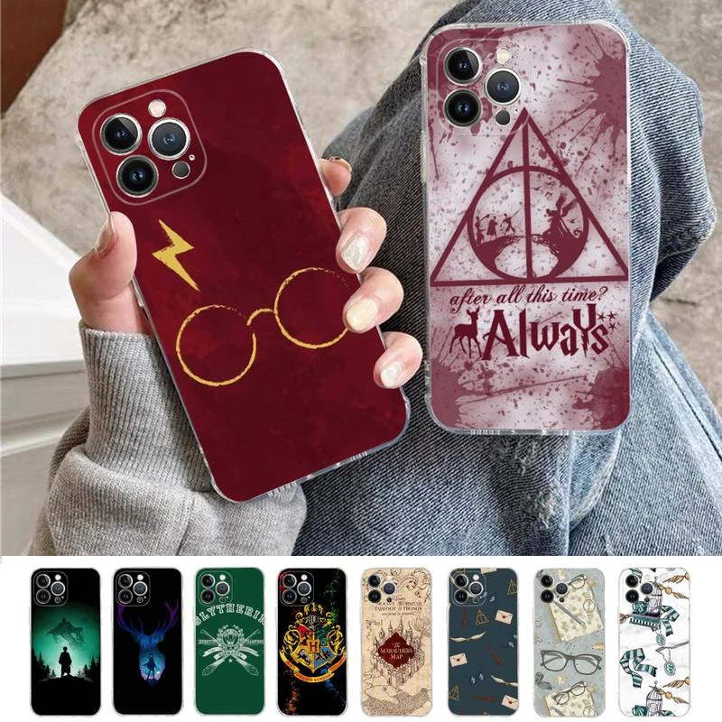13 pro max case BANDAI Harry Potter Phone Case for iPhone 11 12 13 mini pro XS MAX 8 7 6 6S Plus X 5S SE 2020 XR case iphone 13 pro max case leather