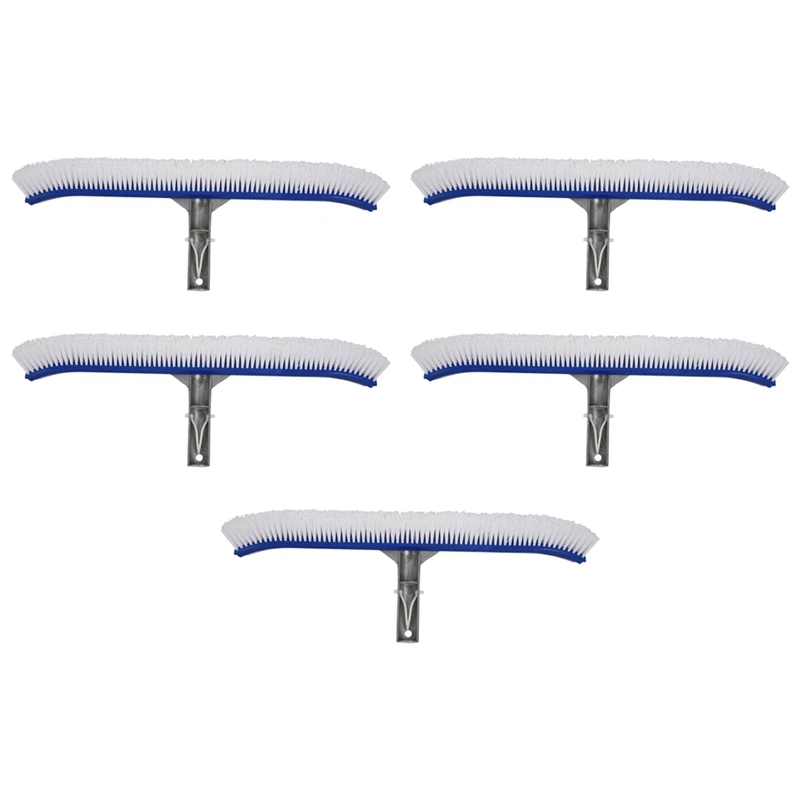 

5X 18 Inch Outdoor Pool Wall Brush Swimming Pool Cleaning Tool Handle For Pond Hot Spring Pools Algae Remover Scrubber