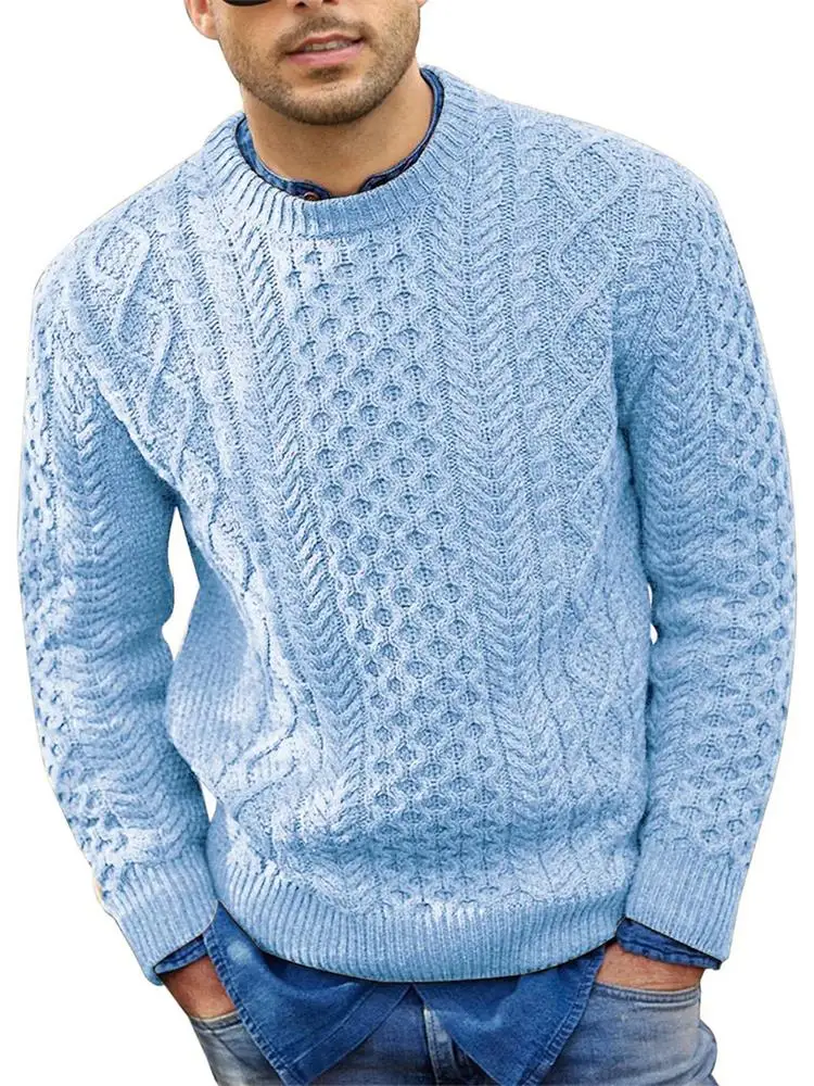 Men's Sweater Autumn And Winter New Fashion Trend Pullover Casual Large Size Sweater