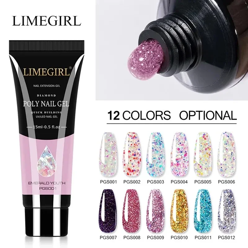 15ml Poly Nail Gel - 24 Colors Available