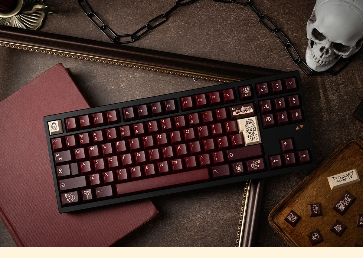 pbtfans Count Dracula キーキャップ PBTfans Count Dracula Keycap Set – Divinikey