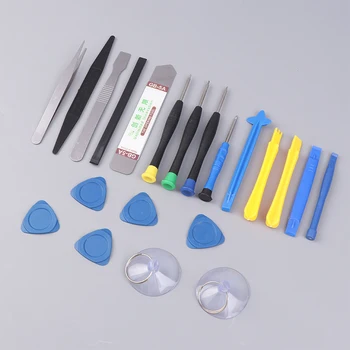 21 in 1 Kit di strumenti di riparazione del telefono cellulare Spudger Pry Opening Tool Set di cacciaviti per iPhone X XR XS 8 11 12 13 14 15 16 Utensili manuali