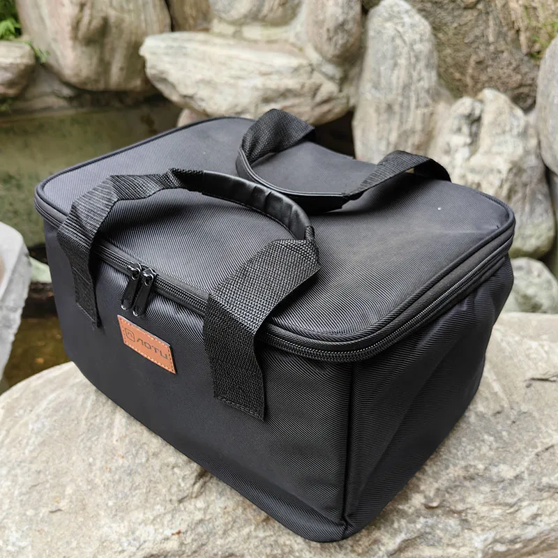 Outdoor storage bag picnic pot set gas tank anti-collision self-driving camping tableware bag multi-function storage bag 4