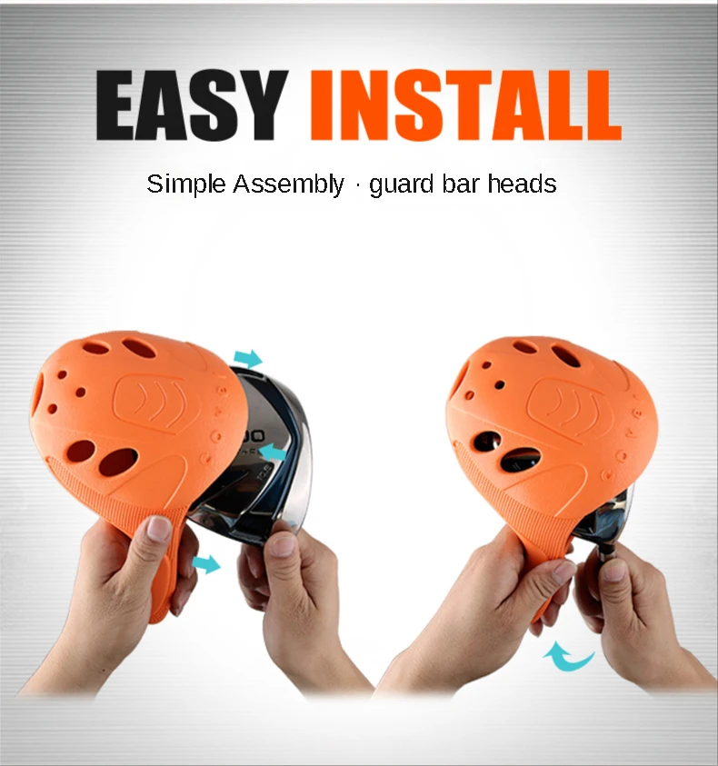 Description Picture 6 of itemPGM Brand Golf Club Head Cover 1/3/5/UT Full Set of Wood Poles Waterproof High-elastic Material Easy To Use Save Space GT025