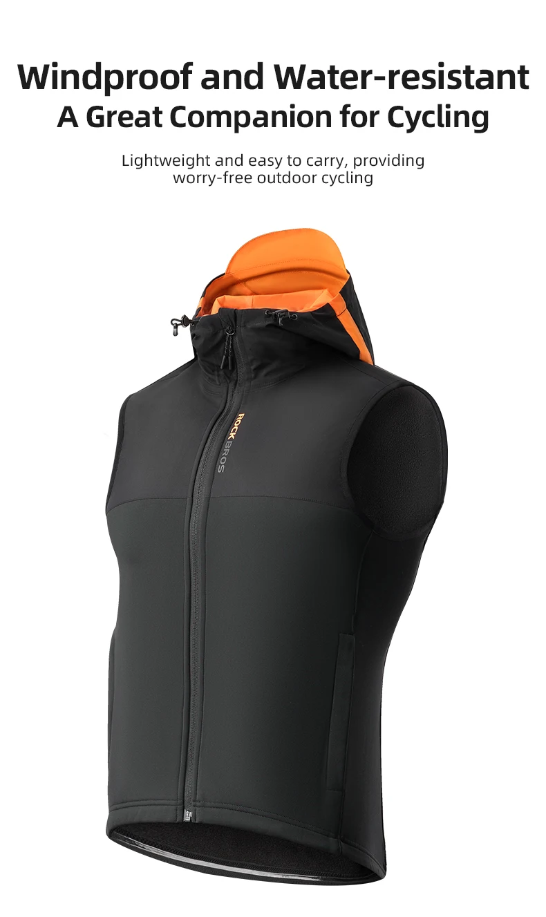 rear cycling vest view