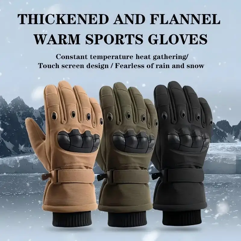 -20℃/-4&deg;F ColdProof Winter Gloves,Impact/Tactical Winter Gloves,Anti-Slip,Touch Screen Ski Gloves,Safety, Impact Protection