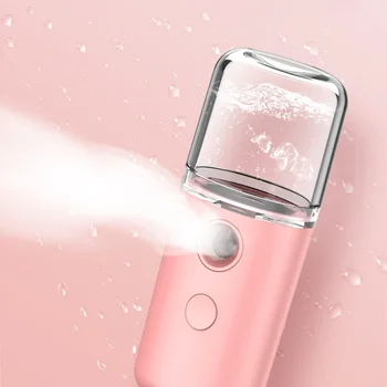 Mini Portable Humidifier Facial Steamer Device Beauty Spray Hydrating Apparatus Cold Spray Apparatus Rechargeable Nano Spray 1