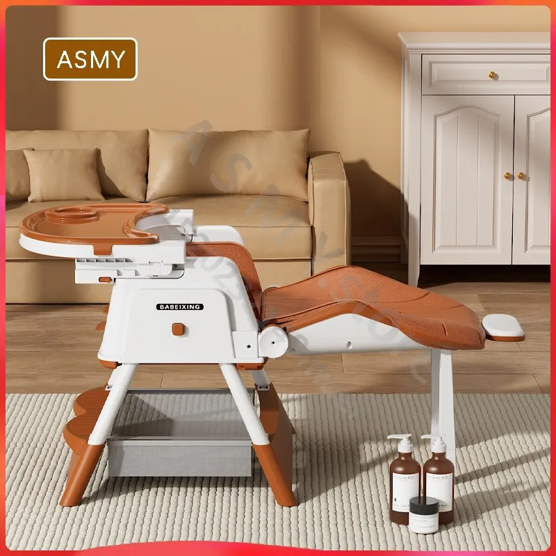 어린이 식탁 의자/접이식 좌석/앉거나 눕을 수 있음/ 다기능 리프트 홈 학습 식..