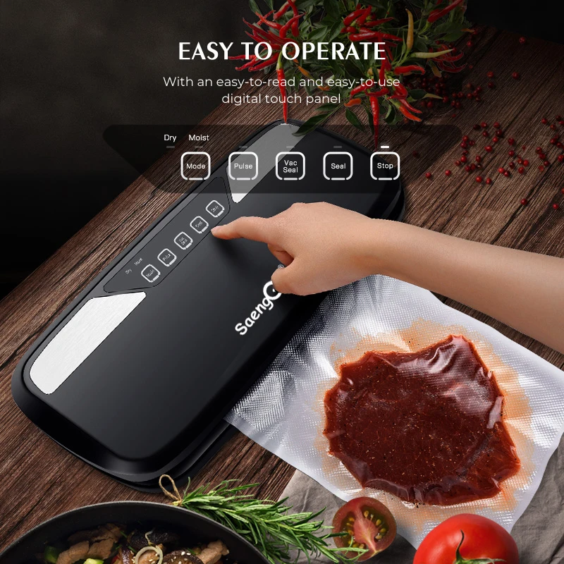 saengQ Best Electric Vacuum Food Sealer Packaging Machine For Home