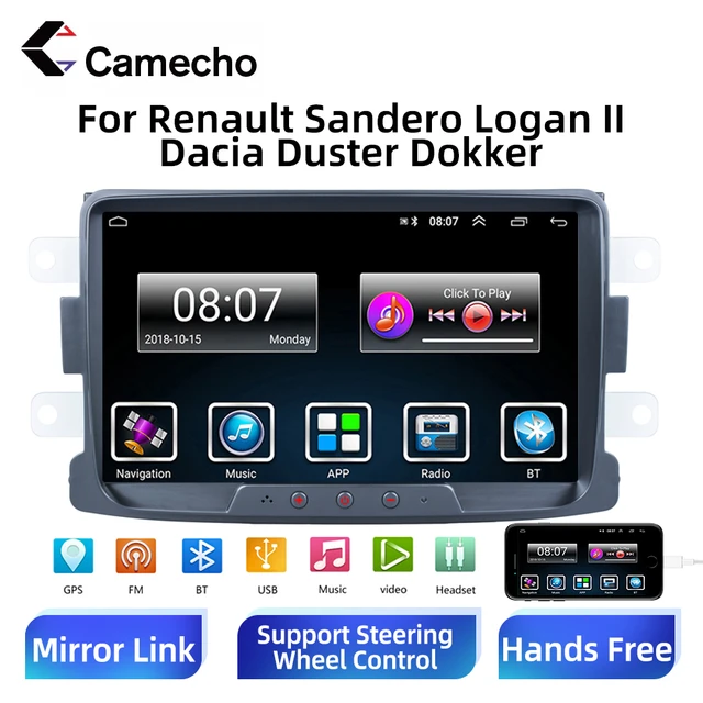Camecho 2din Android 8.1Car Radio Multimedia Player 9''GPS