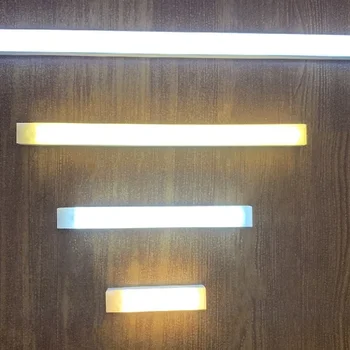 USB 충전식 모션 센서 LED 캐비닛 조명, 주방 침실 옷장 유도 무선 야간 램프, 복도 계단용
