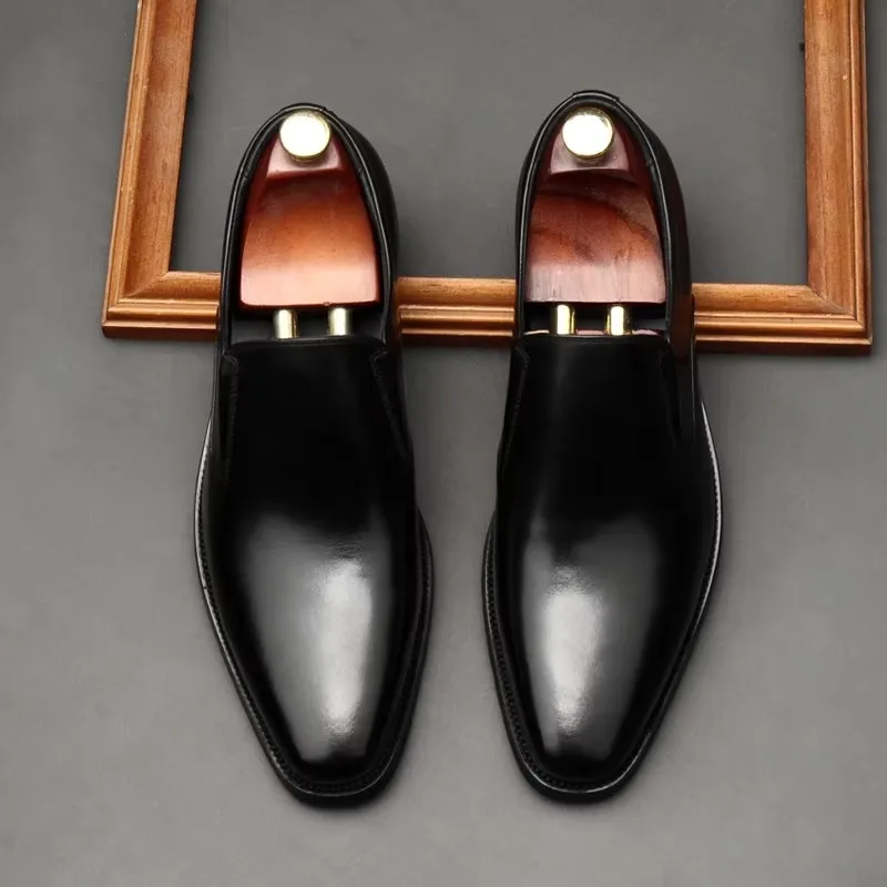 Shoes for men, dress shoes, shoes for men with ,wedding shoes,English style, round head, large size 46