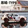 1:32 HONDA CIVIC TYPE-R Alloy Car Model Diecasts & Toy Vehicles Metal Sports Car Model Sound and Light Collection Childrens Gift 2