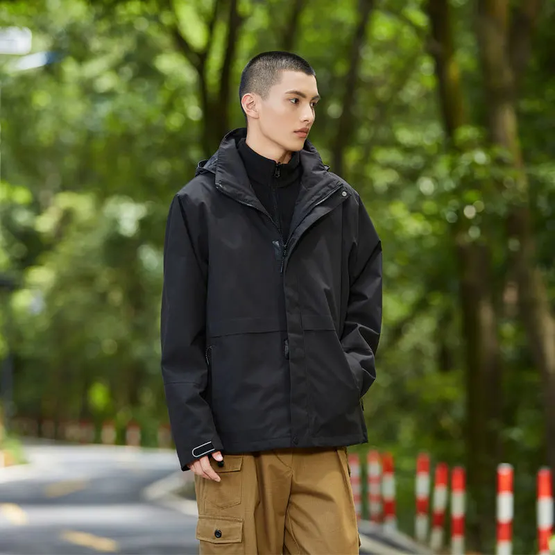 

2023 Autumn and Winter Mountain Three-in-One Waterproof Warm Two-Piece Suit Work Clothes