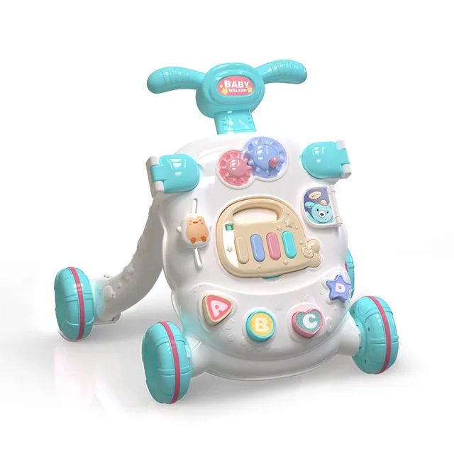 ‌Advanced Baby Walker Anti-Tip Learning Toy Musical Activity Table Balance Training Infant Push Car Safety Assistant withWheels‌ 6