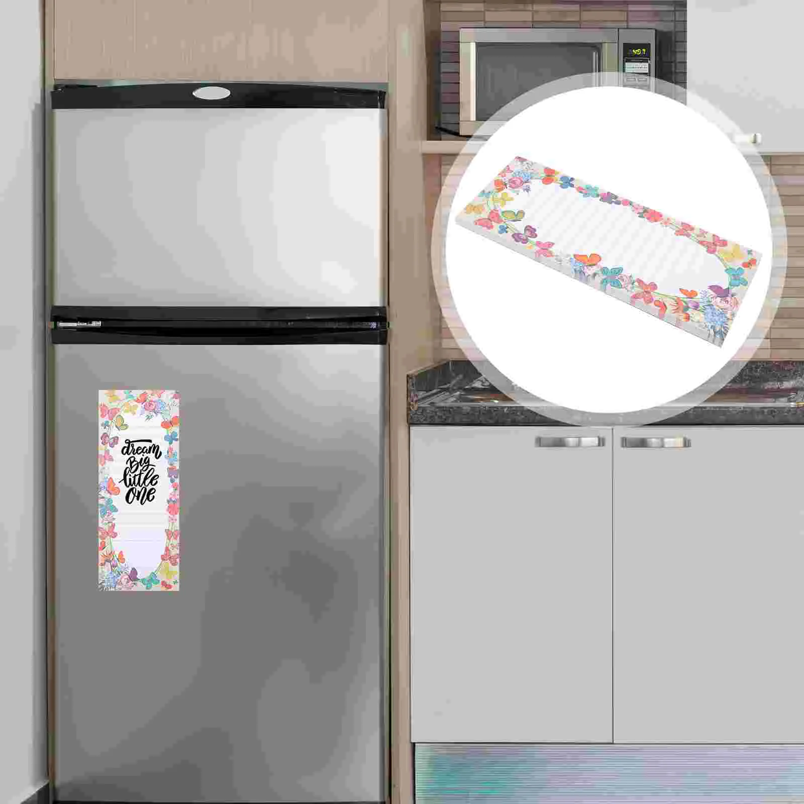 

The List Magnetic Sticky Notes Magnets Shopping Pad for Fridge Soft Notepads Sticker