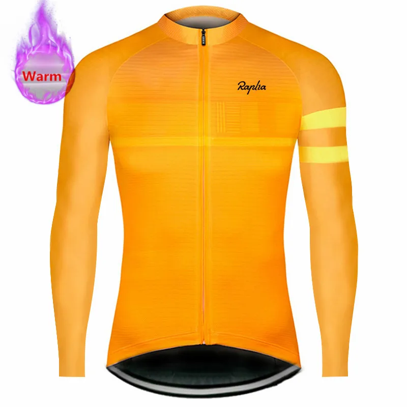 thumbnail image 1 of Conjunto de maillot de ciclismo Raplia Pro Team para hombre, manga larga, térmico, polar, para bicicleta de montaña y carretera, 1 of 5