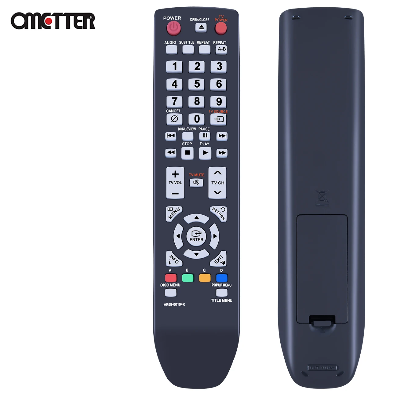 AK59-00104K Samsung Remote Control BD Bluray Disc DVD Player