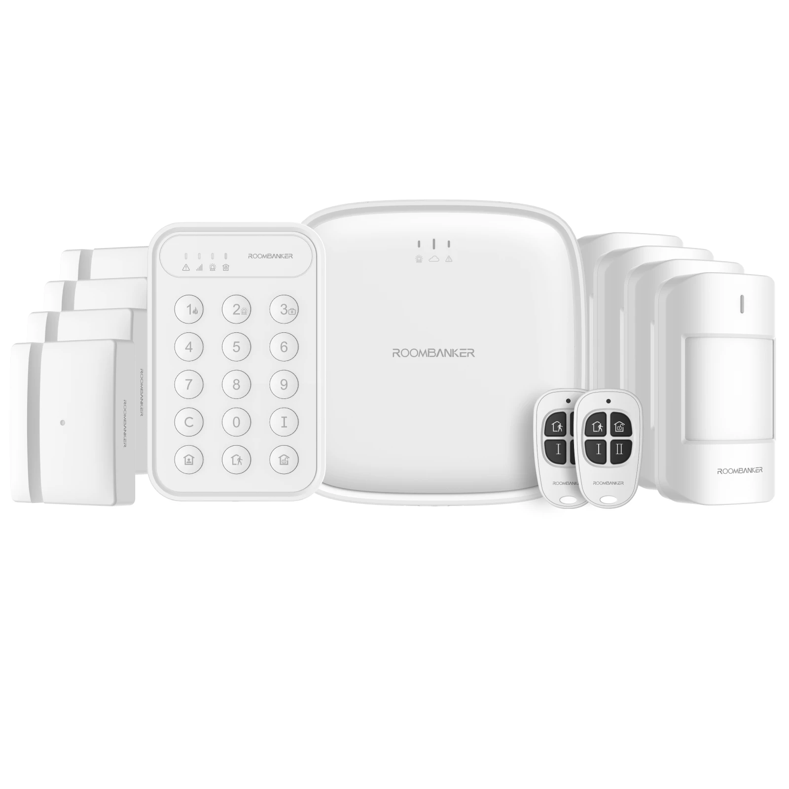 

Система охранной сигнализации Roombanker, 4G, Wi-Fi, с датчиком движения двери