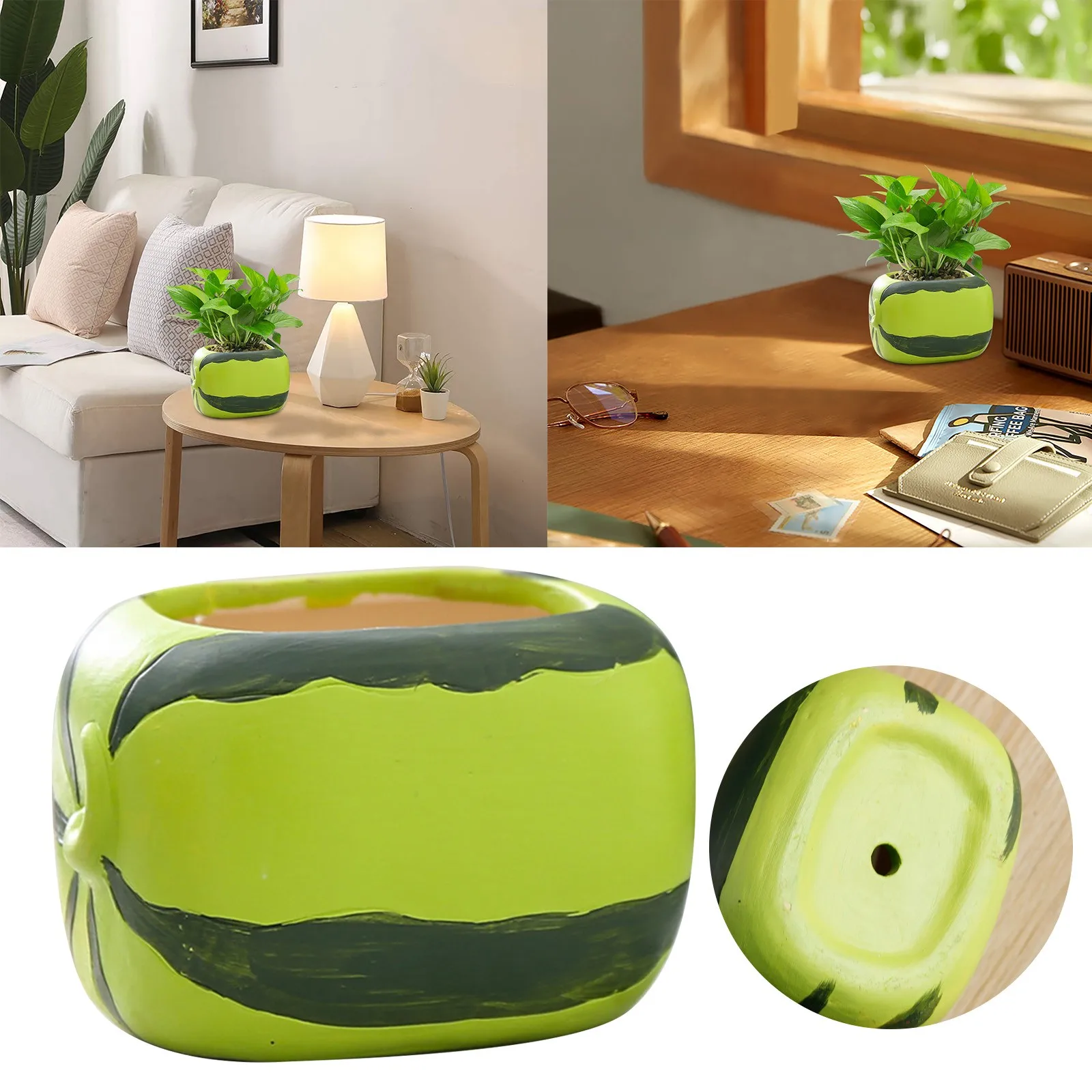 Vaso Di Fiori Di Anguria Ceramica Traspirante Durian Frutta Creativa Banana Ceramica Ruvida Decorazione Semplice Ornamento Di Natale Carino