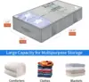 Underbed Storage Bags Organizer, 4 Pack Large Capacity Under Bed Storage Containers with Reinforced Handles 4