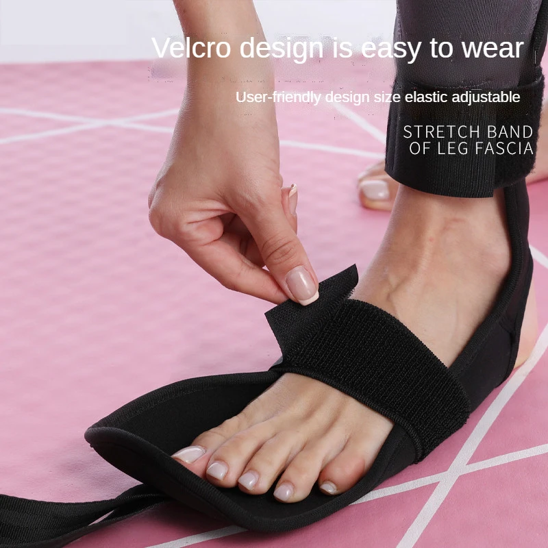 Sangle D'Etirement Sangle Yoga, Fitness Sangle D'Etirement De Yoga, Stretching Yoga Strap, Jambes Ceinture D'étirement Des Ligaments, Pour Physiothérapie Réadaptation Pilates Danse, Noir