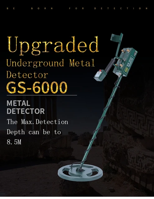 Maxgeek GS-6000 Mini Underground Metal Detector Treasure