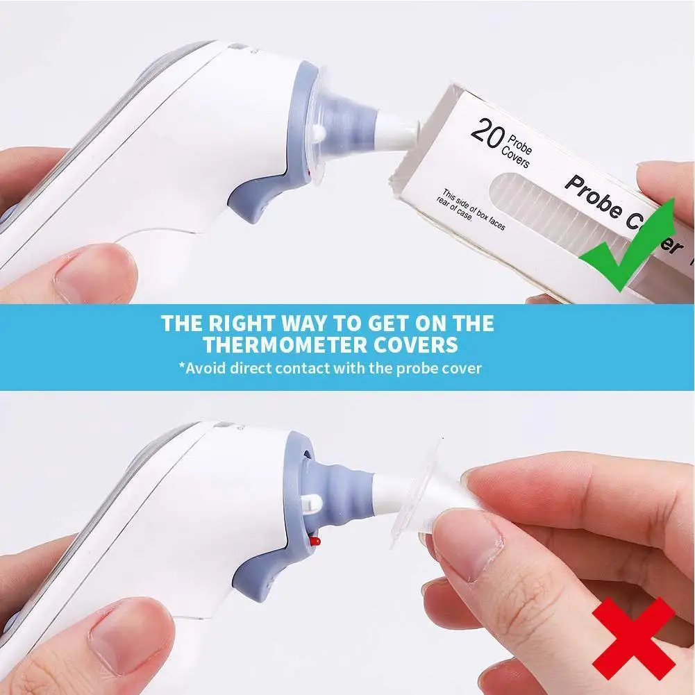 Ear Thermometer Earmuff Ear Thermometer Sleeve Earwax Remover Earwax Tool Ear Electronic Cleaning Baby Su I5c9 5