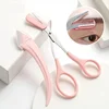 Karsyngirl 1/2/3Pcs Eyebrow Trimming Knife Eyebrow Face Razor For Women Eyebrow Scissors With Comb Brow Trimmer Scraper 2