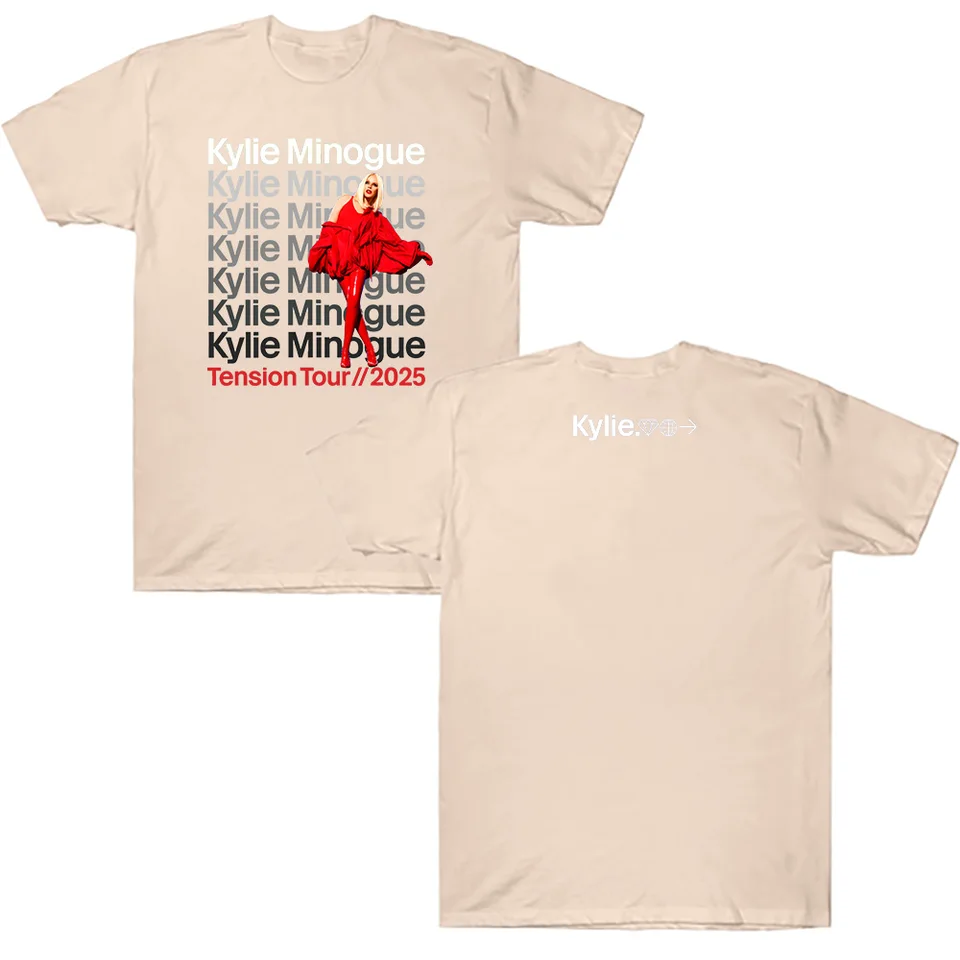 カイリーミノーグTension Tour Tシャツ　XLサイズ NEW Kylie Minogue Tension Tour 2025 Blue All Size S-5XL