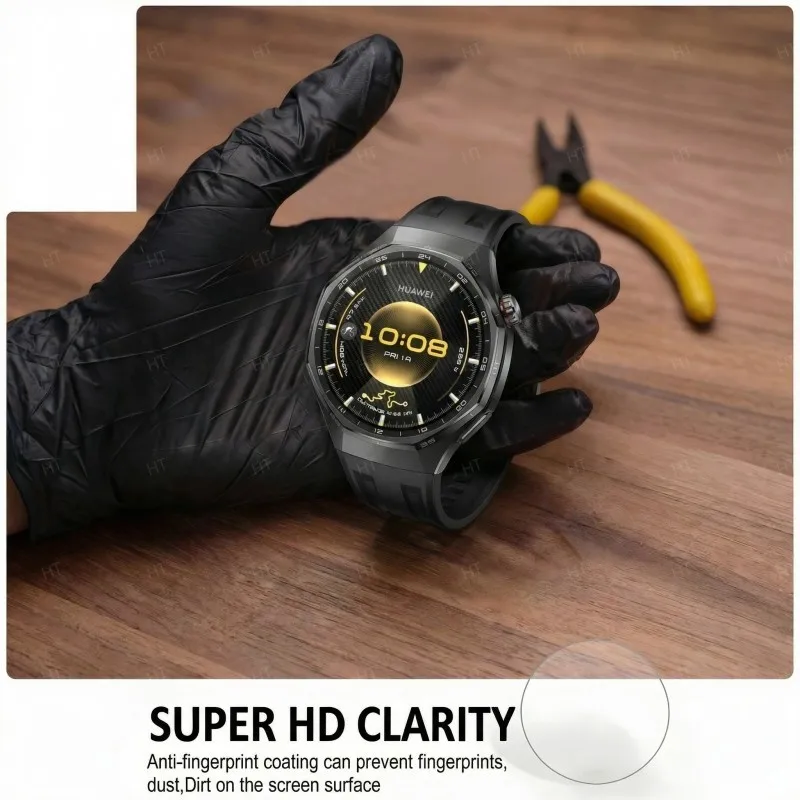 Premium Tempered Glass Screen Protector for Smartwatch - High-Quality Glass Film Protection