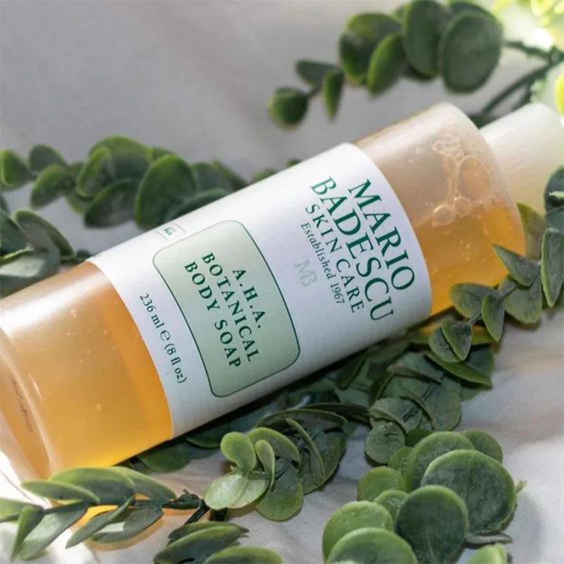Fruit Acid AHA Herbal Refreshing Body Wash MB Removes Back Pimples Acne Exfoliates Body Lotion Repair Dull Skin Brighten Serum