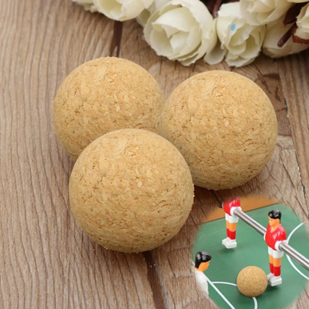 Soccer Balls 10 Pcs Foosball Table Game Replacement Parts Small Balls Wood