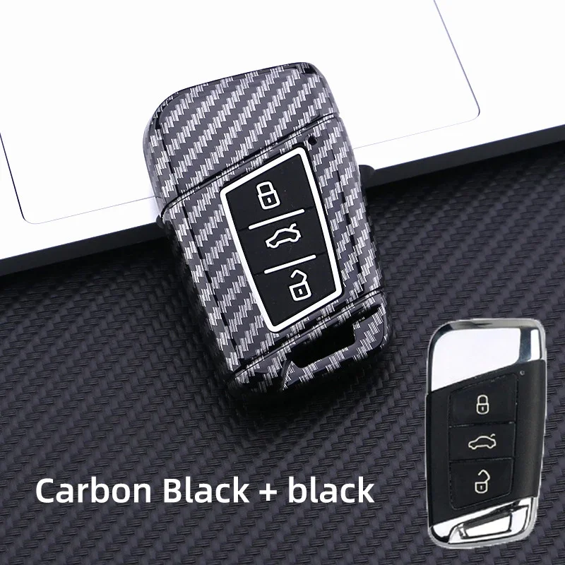 

ABS Car Key Case Cover Bag For VW Volkseagen Passat B8 Magotan For Skoda Superb A7 Kodiaq Seat Shell Fob