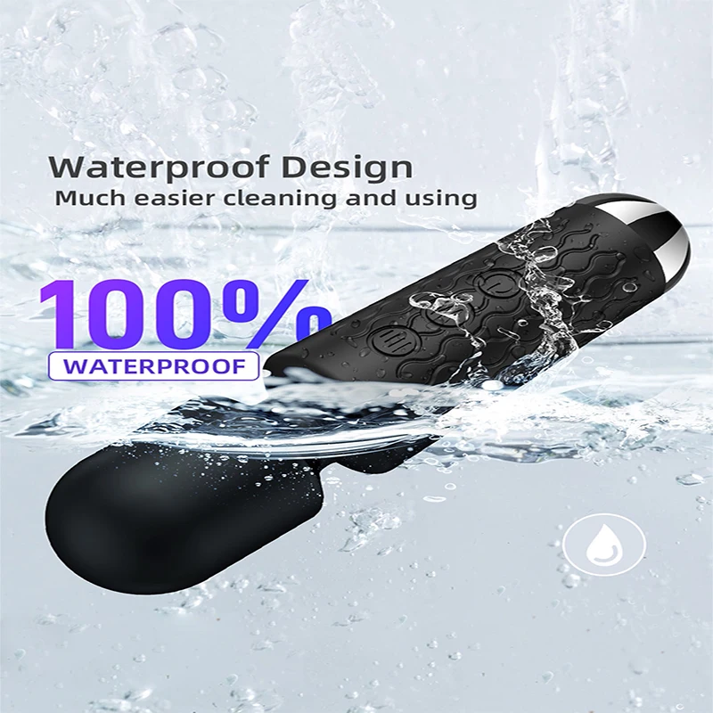 Portable Mini Electric Massage Stick With 8 Adjustable 20 Modes Suitable For The Back/Neck/Legs/Waist Relieving Fatigue electric massage stick