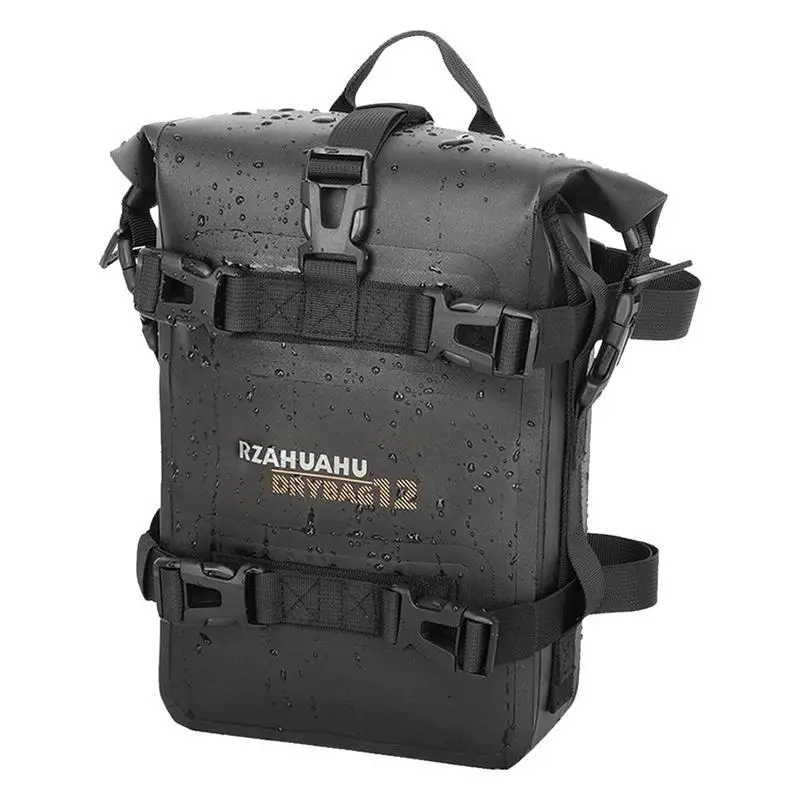 

Сумка на багажник мотоцикла, сумка на багажник 4 л, сумка на багажник и багажник для поездок и поездок, универсальная рама, Противоударная водонепроницаемая сумка для ремонтных инструментов