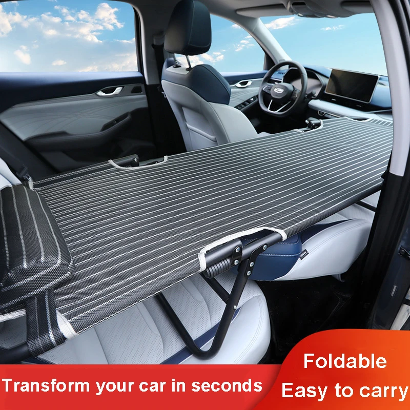 

Car modified bed Non-inflatable cushion Universal car rear seat Single folding travel bed Co-pilot artifact sleeping car