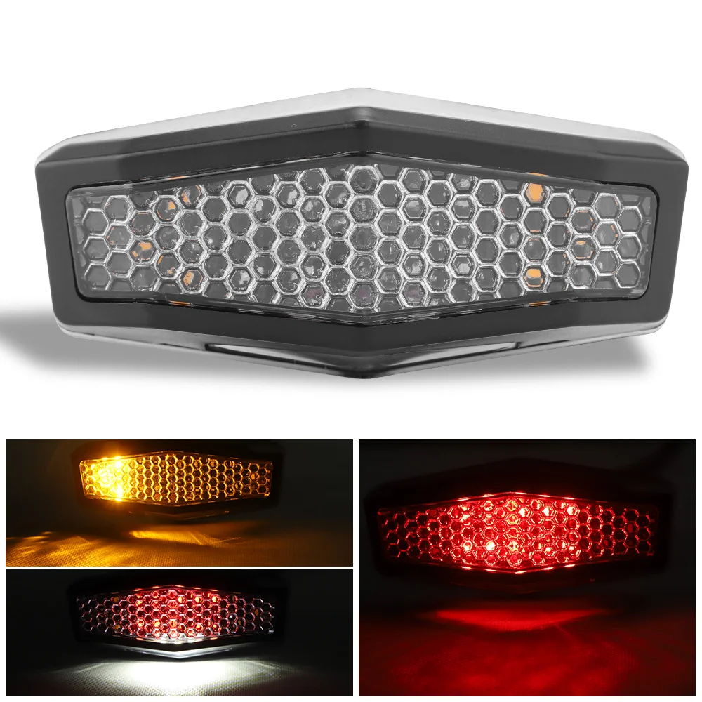 Stop Running Brake Achterlicht Universele 12V Motorfiets Achterlicht