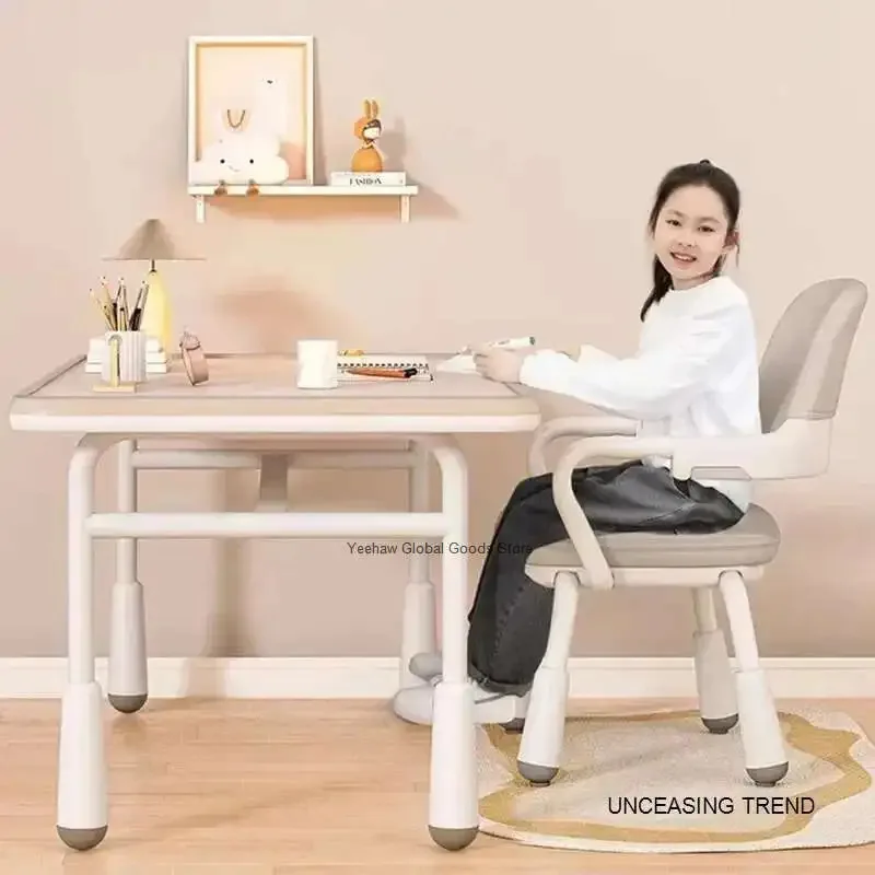 Elementary Desk Student Children Table School Supplies Set Child Chair Study Kids Small Tables Furniture Classroom Childrens